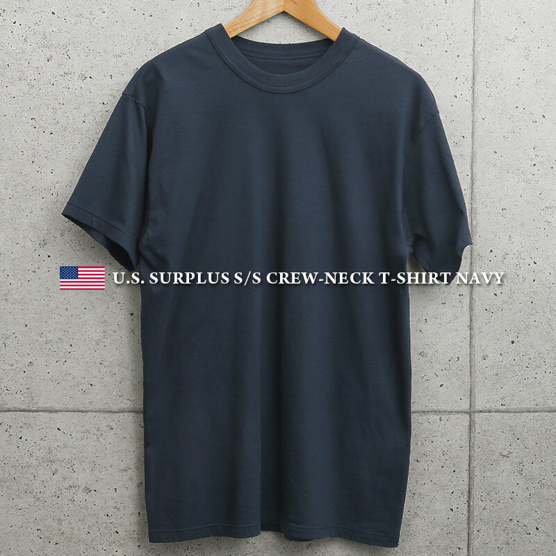 クーポンで最大15%OFF★メンズ Tシャツ / SOFFE製 新品 米軍使用 U.S. NAVY 新迷彩用 NAVY Tシャツ コットン 100% MADE IN USA【Sx】【I】 / ミリタリー トップス インナー 半袖 無地 クルーネックスポーツブランド 大きいサイズ 父の日