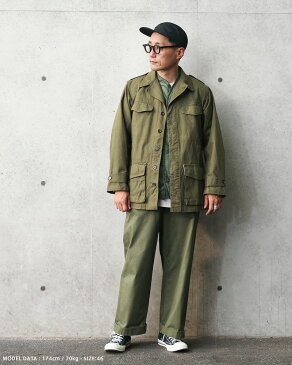 ミリタリージャケット / 実物 USED フランス軍 M-47 フィールドジャケット 前期型 コットン製 #1【クーポン対象外】【I】 / メンズ レディース アウター ミリタリーコート M-47 軍放出品 軍モノ 大きいサイズ おしゃれ 古着 オリーブ カーキ 夏 新作