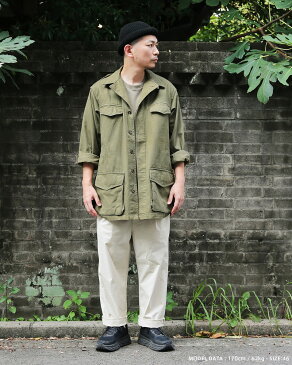 ミリタリージャケット / 実物 USED フランス軍 M-47 フィールドジャケット 前期型 コットン製 #1【クーポン対象外】【I】 / メンズ レディース アウター ミリタリーコート M-47 軍放出品 軍モノ 大きいサイズ おしゃれ 古着 オリーブ カーキ 夏 新作