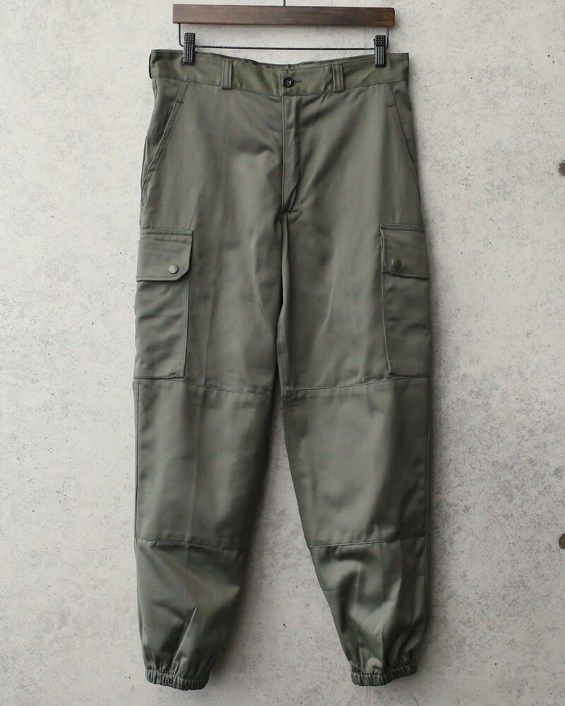 ミリタリーパンツ メンズ / 希少サイズ 実物 新品 デッドストック フランス軍 F-2 カーゴパンツ OD【クーポン対象外】 / ボトムス カジュアル ワーク ストリート 軍放出品 軍モノ 軍パン 大きいサイズ ゆったり おしゃれ オリーブ カーキ バレンタイン格安通販　バレンタイン　人気　ランキング