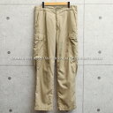 ミリタリーパンツ メンズ / 実物 USED ドイツ軍 FR（FIRE RESISTANT）トロピカル デッキパンツ KHAKI/ カーゴパンツ カジュアル ワーク 軍放出品 軍パン 大きいサイズ ゆったり おしゃれ 古着 WAIPER 春 送料無料