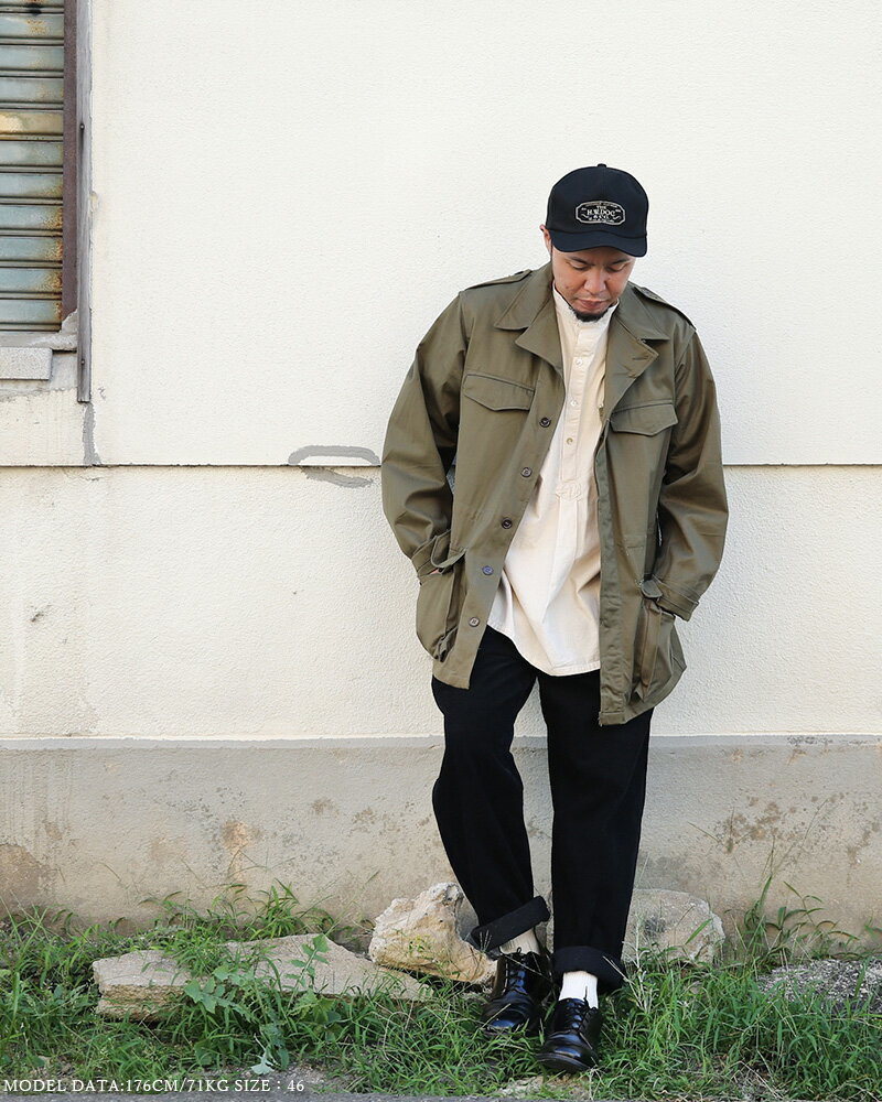 ミリタリージャケット メンズ / 実物 新品 デッドストック フランス軍 M-47 フィールドジャケット HBT（ヘリンボーンツイル）製【クーポン対象外】 / アウター カジュアル ワーク 軍放出品 軍モノ おしゃれ 大きいサイズ オリーブ カーキ 送料無料 バレンタイン格安通販　バレンタイン　人気　ランキング