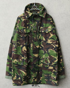 ミリタリーコート メンズ / 実物 新品 デッドストック イギリス軍 WINDPROOF コンバット スモック DPMカモ【クーポン対象外】 / メンズ アウター ミリタリージャケット 軍放出品 大きいサイズ 迷彩 カモフラージュ ユーロミリタリー 冬 送料無料 【T】