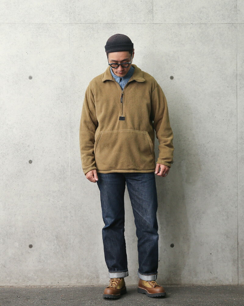 実物 新品 デッドストック 米軍 USMC プルオーバー フリースライナー COYOTE BROWN【クーポン対象外】｜フリースジャケット ミリタリージャケット ライナージャケット メンズ アウター 軍放出品 軍モノ 大きいサイズ おしゃれ コヨーテ 冬 バレンタイン格安通販　バレンタイン　人気　ランキング