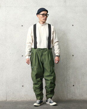 【あす楽】新品 ALE社製 スウェーデン軍 COMMERCIAL MODEL M-90 タンカースパンツ サスペンダー付き GREEN【クーポン対象外】|ミリタリーパンツ カーゴパンツ オーバーオール ワークパンツ メンズ ボトムス カジュアル 軍モノ 軍パン ゆったり 春 新作 【T】