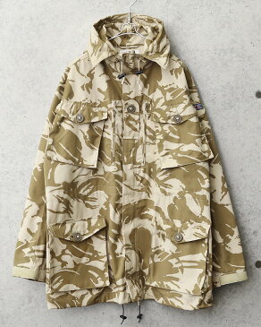 実物 新品 デッドストック イギリス軍 WINDPROOF コンバット スモック デザートDPMカモ【クーポン対象外】|ミリタリージャケット ミリタリーコート メンズ アウター 軍放出品 軍モノ おしゃれ 大きいサイズ 迷彩 カモフラージュ ベージュ 春 新作 【T】