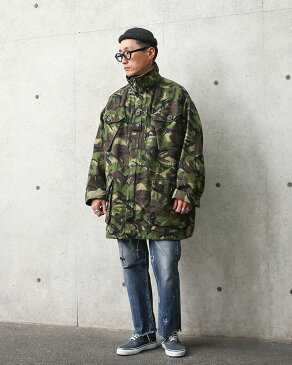 実物 USED イギリス軍 リップストップ スモックジャケット DPM CAMO【クーポン対象外】|ミリタリージャケット ミリタリーコート メンズ アウター カジュアル 軍放出品 軍モノ 古着 おしゃれ 大きいサイズ カモフラージュ 迷彩 春 夏 新作 【T】
