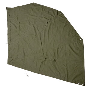 実物 USED ポーランド軍 テントシート / テントシェル OLIVE サイズ2【クーポン対象外】|パップテント ソロテント 三角テント ポンチョ ミリタリー 軍放出品 軍モノ キャンプ アウトドア ツーリング 軍幕 夏 新作 【T】通販格安セール情報 楽天 通販