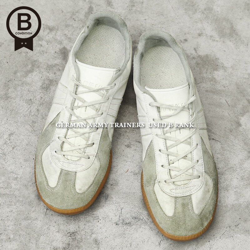 【ビッグサイズ】実物 USED ドイツ軍 ジャーマントレーナー Bランク【クーポン対象外】【I】|ミリタリー ローテクスニーカー ヴィンテージ メンズ シューズ...