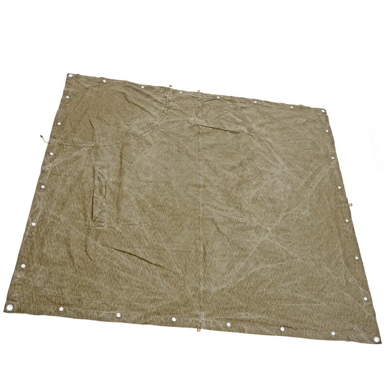 実物 USED 東ドイツ軍 NVA(国家人民軍)テントシェル レインドロップカモ【クーポン対象外】【T】|軍幕 パップテント ソロテント 三角テント ポンチョ ミリタリー 軍放出品 軍モノ キャンプ アウトドア ツーリング オリーブ 夏 新作通販格安セール情報 楽天 通販