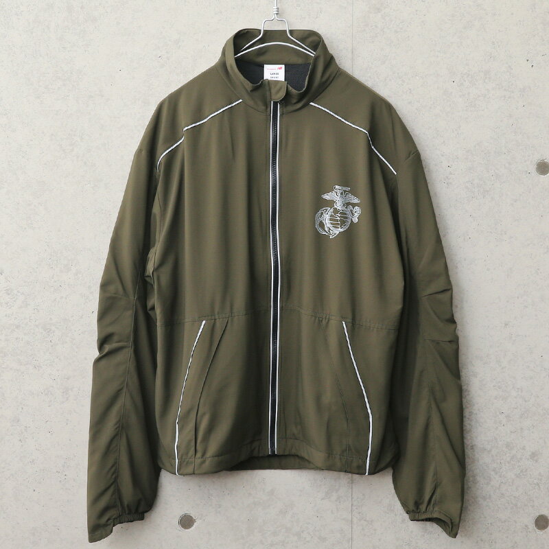 実物 新品 デッドストック 米軍 米海兵隊 NB製 U.S.M.C. PT ランニング ジャケット MADE IN USA【クーポン対象外】【I】｜ジャージ アメリカ軍 払い下げ品 実物放出品 フィジカル トレーニング メンズ レディース 父の日