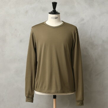 実物 USED イギリス軍 PCS アンダーシャツ LIGHT OLIVE【クーポン対象外】【I】｜ミリタリーシャツ トップス インナー Tシャツ クルーネック 軍放出品 軍モノ 長袖 古着 おしゃれ 大きいサイズ コヨーテ オリーブ ユーロミリタリー 冬 新作 WAIPER 楽天