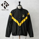 リジェクト 訳あり品 実物 USED 米軍 U.S.ARMY BLACK APFU トレーニングジャケット【クーポン対象外】【I】秋 冬 ギフト