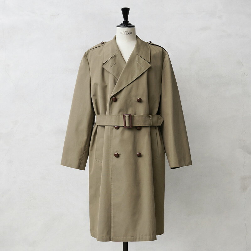 実物 USED オランダ軍 DOUBLE BREASTED トレンチコート【クーポン対象外】【I】|ミリタリー メンズ レディース ロングコート ジャケット ベ...