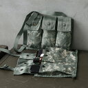 実物 USED 米軍 MOLLE II 6 MAGAZINE バンダリアポーチ ACU【クーポン対象外】【I】｜ミリタリー 小物 バッグ bag カバン マガジンポーチ 迷彩 デジタルカモ ショルダー 肩掛け 古着 ユーズド おしゃれ WAIPER 春 プレゼント ギフト