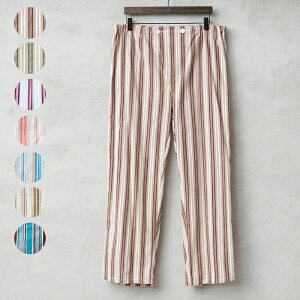 実物 新品 デッドストック ポーランド軍 パジャマパンツ ウエストボタン グループD【クーポン対象外】【I】|ミリタリー メンズ スリーピングパンツ イージーパンツ ゆったり 薄手 ストライプ セットアップ 上下 古着 ファッション おしゃれ ギフト