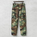 実物 新品 デッドストック 米軍 BDU WOODLAND CAMO カーゴパンツ【クーポン対象外】【I】｜ミリタリーパンツ メンズ 迷彩 カモフラ ダンス リップストップ ゆったり アメリカ軍 古着 ファッション おしゃれ 春 送料無料 プレゼント ギフト