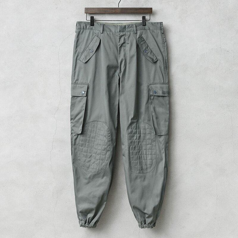 実物 新品 デッドストック イタリア警察 PRISON POLICE コンバット カーゴパンツ ジッパーフライ【クーポン対象外】【I】｜ミリタリーパンツ メンズ ゆったり 大きいサイズ 裾ファスナー ニーパット ポケット多い 作業 古着 おしゃれ 春 夏のサムネイル