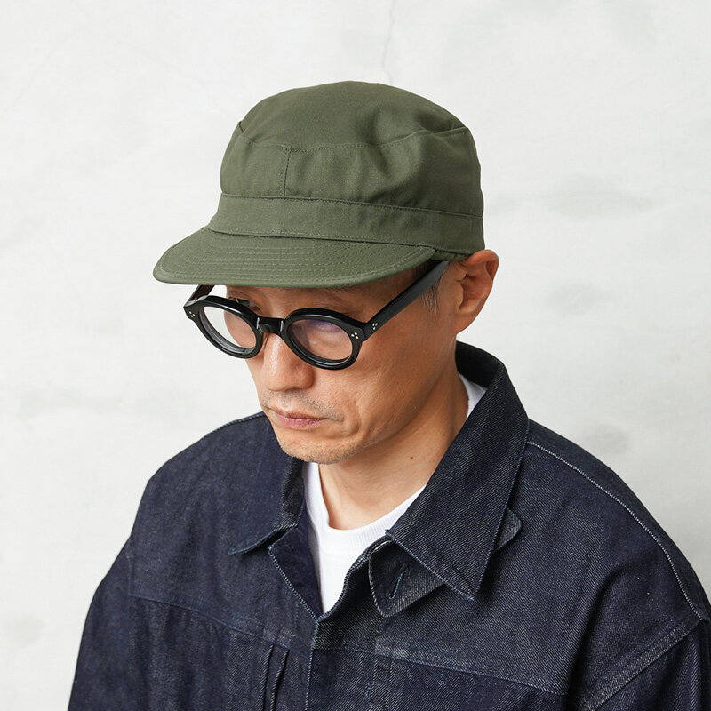 実物 新品 デッドストック 米軍 OG-507 パトロールキャップ OLIVE【クーポン対象外】【I】｜メンズ 帽子 ミリタリー カーキ オリーブ フラップ付き アメリカ軍 古着 ファッション おしゃれ 父の日