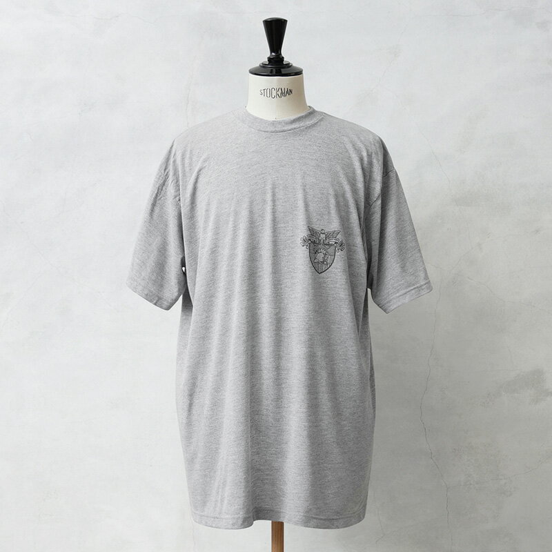 実物 新品 デッドストック 米軍 USMA IPFU トレーニング Tシャツ POLYESTER【クーポン対象外】【I】｜メンズ 半袖 大きいサイズ ミリタリー トップス バックプリント グレー リフレクター 古着 ファッション おしゃれ プレゼント ギフト 父の日