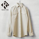 リジェクト 訳あり品 実物 USED イギリス軍 レディース FAWN ARMY ALL RANKS ロングスリーブ ワーキング ドレスシャツ【クーポン対象外】...