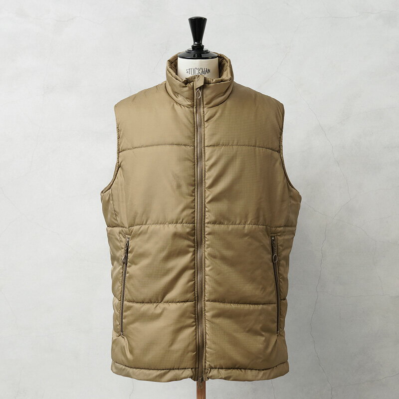 【あす楽】BEYOND製 A7 COLD VEST CLIMASHIELD APEX インサレーション ベスト COYOTE MADE IN USA【クーポン対象外】【T】｜メンズ アウター 大きいサイズ ミリタリー ダウンジャケット ノースリーブ アメリカ製 保温 防寒 おしゃれ 秋 冬 プレゼント ギフト 父の日