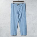 サープラス業者放出品 米軍使用 BLUE SCRUB パンツ【クーポン対象外】【I】|メンズ レディース イージーパンツ リラックス ミリタリー ブルー 大きい...
