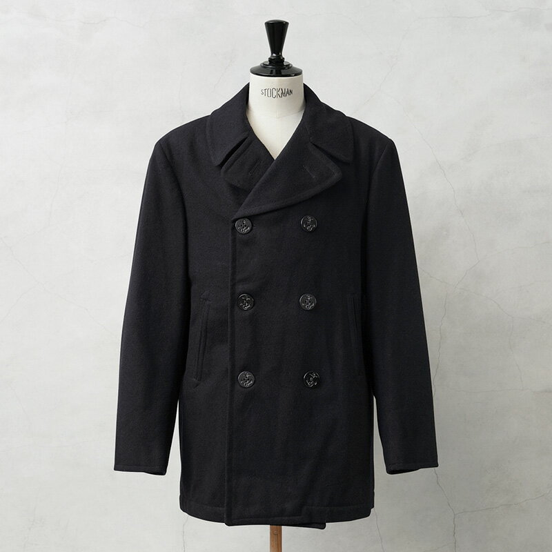 実物 USED 米軍 U.S.NAVY ウール ピーコート BLACK / Pコート PEA COAT【クーポン対象外】【I】|メンズ アウター ミリタリー メ...