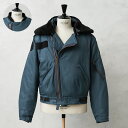 実物 USED カナダ軍 RCAF リアルムートン DETACHABLE BOA COLLAR アビエイター ジャケット TYPE IV AIR FORCE BLUE / ボマージャケット【クーポン対象外】【I】｜メンズ アウター フライトジャケット 大きいサイズ 古着 ファッション おしゃれ