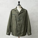 実物 新品 デッドストック フランス軍 F-2 ジャケット オリーブ 2ポケット【クーポン対象外】【I】ギフト|アウター ミリタリージャケット ユーロミリタリー F2 軍服 ブルゾン メンズ ミリタリー 軍物 カーキ シンプル 春アウター