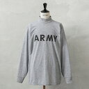 実物 USED 米軍 IPFU ARMY トレーニング ロングスリーブ Tシャツ【クーポン対象外】【I】|ミリタリー アメカジ メンズファッション 長袖 モックネック 速乾 リフレクター ミリタリーウェア 古着 ランニング トップス