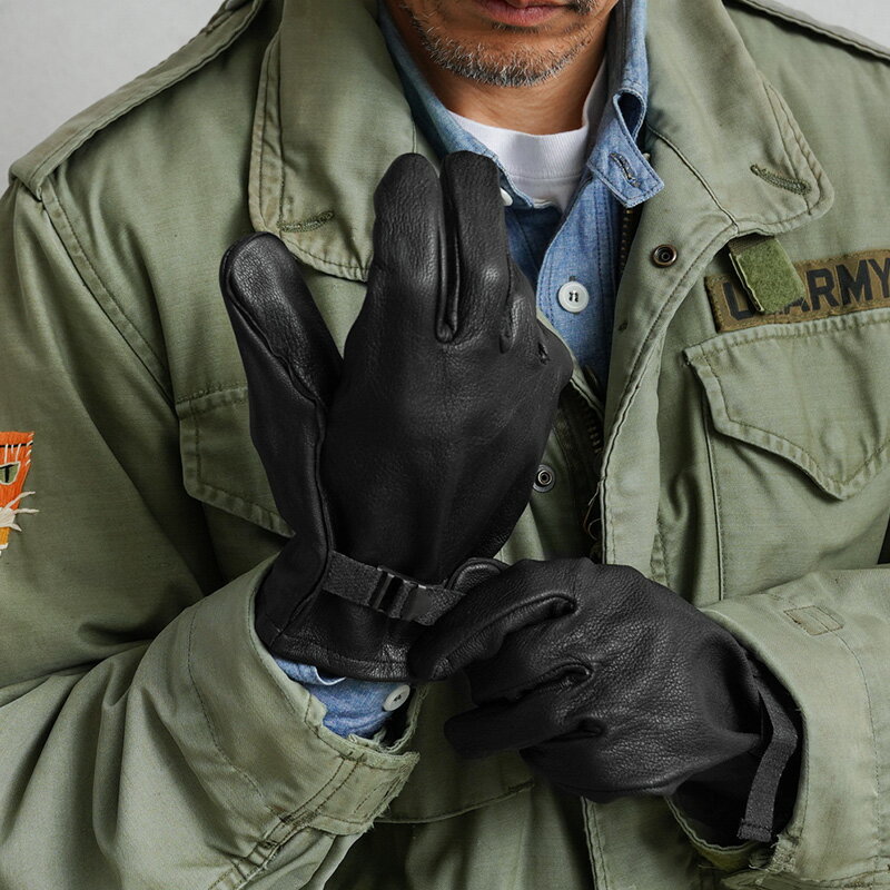実物 新品 デッドストック ベルギー軍 レザーグローブ【クーポン対象外】【I】|軍物 ミリタリー メンズ ファッション 本革 鹿革 手袋 アウトドア バイク用品...