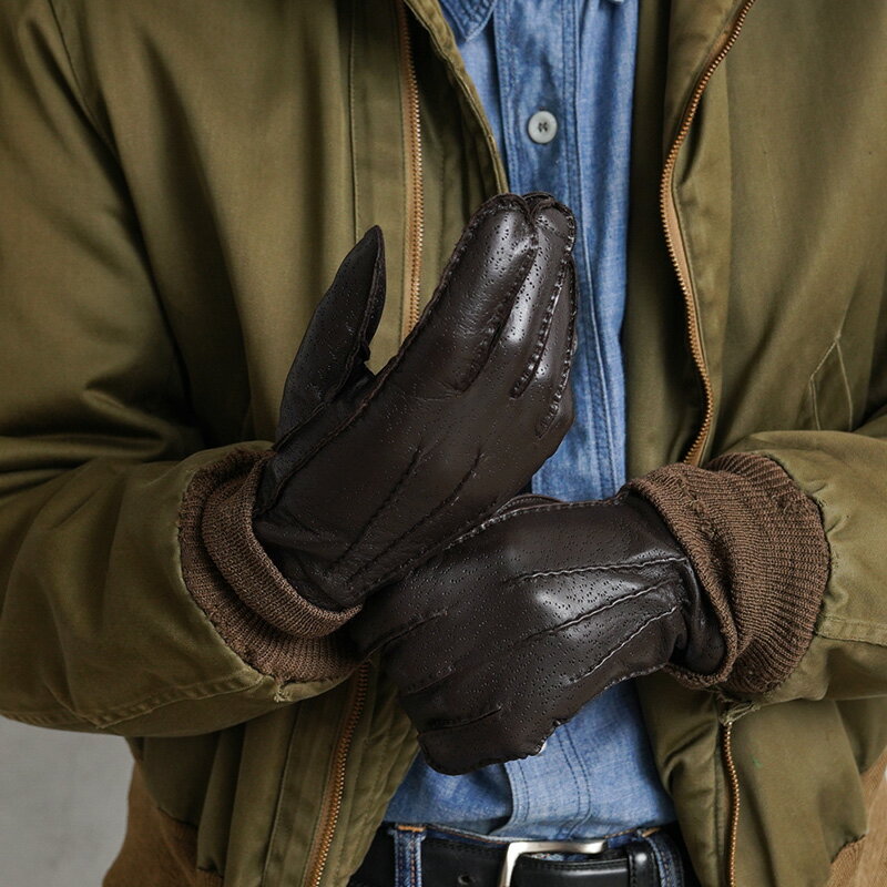 実物 新品 デッドストック チェコ軍 レザーグローブ ぺブレット ブラウン【クーポン対象外】【I】|ゴートスキン 革手袋 メンズ アメカジ ミリタリー 軍物 ヴ...