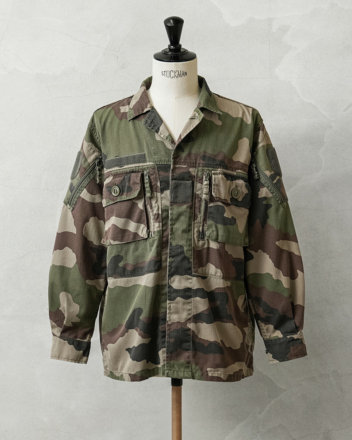フランス軍 迷彩服＆アーマーセット 迷彩版です！【フランスの軍服 】陸軍迷彩ジャケット（F2・CCE