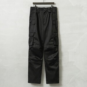 実物 新品 デッドストック チェコ警察 STATE POLICE(ステート ポリス)カーゴパンツ BLACK【クーポン対象外】【I】|ミリタリーパンツ ボトムス メンズ ブラック ワークパンツ チェコ軍 ポリスパンツ ポケット多い 丈夫 かっこいい ストレートパンツ ユニフォーム