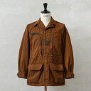 実物 USED フランス軍 M-64 ジャケット BROWN染め【クーポン対象外】【I】