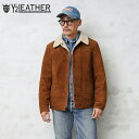 【あす楽】Y'2 LEATHER ワイツーレザー WJ-02 STEER SUEDE（ステアスエード）LUNCH COAT ランチコート MADE IN JAPAN【クーポン対象外】【T】｜革ジャン 本革 日本製 アメカジ カウボーイ ボア 防寒 保温 おしゃれ 渋い メンズ アウター 福袋 WAIPER 春 送料無料