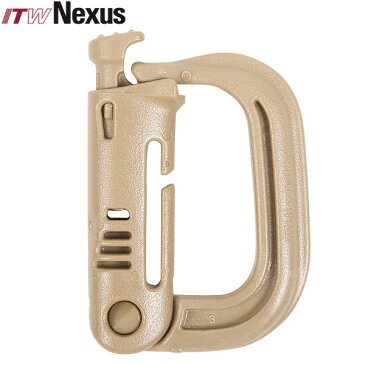 【あす楽】【ネコポス配送可】ITW NEXUS Grimloc Carabiner (カラビナ) DESERT TAN ITW NEXUS 米軍に官給品として採用される装備品 ITW NEXUS ITW NEXUS WIP メンズ ミリタリー アウトドア スポーツ キャッシュレス 5％還元 【クーポン対象外】 春 夏 父の日