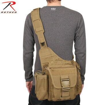 クーポンで最大15%OFF!ROTHCO ロスコ ADVANCED TACTICAL バッグ COYOTE BROWN 【2638】 実用性とファッション性両方に 優れたアーバンスタイル WIP メンズ ミリタリー アウトドア ショルダーバッグ サコッシュ アウトドア ポーチ キャッシュレス 5%還元 衣替 春 父の日