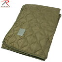 楽天ミリタリーショップWAIPERクーポンで最大15％OFF★ROTHCO ロスコ G.I. STYLE ポンチョライナー OLIVE DRAB【8375】実物にはないソリッドカラーで製作 キルティング加工の保温性抜群 メンズ ミリタリー アウトドア【T】WAIPER 送料無料 sale セール 春