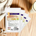 SOD含有 低分子 ペプチド化 高品質ローヤルゼリー EVOROYAL 60粒 4袋セット計240粒 約4ヵ月 栄養豊富な生ローヤルゼリーに特許製法技術(酵素分...