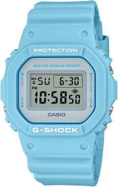 CASIO 腕時計 G-SHOCK ジーショック Spring Color Series/ライトブルー【DW-5600SC-2JF】　　　メンズ　レディース　ユニセックス