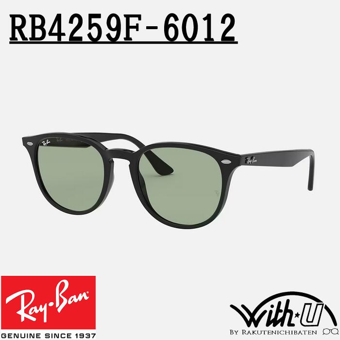 RB4259F-6012-53　RB4259F-601/2-53　RayBan　レイバン　UVカット　サングラス　ライトカラー　ウェリントン　ブラック　ライトグリーン　メンズ　レディース　ユニセックス　男女兼用