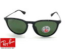 【RB4171F-6012P-54　RB4171F-601/2P-54】RayBan　レイバン　サングラス　UVカット　偏光レンズ　フルフィットERIKA　エリカ　ボストン　ラウンドブラック　ポラライズドグリーン　メンズ　レディース　男女兼用