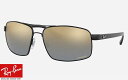 【RB3604CH-002J0-62　RB3604CH-002/J0-62】RayBan　レイバン　サングラス　偏光レンズ　偏光サングラス　UVカット　紫外線カット　CHROMANCE　クロマンスブラック　ポラライズドブルーミラーゴールドグラディエントメンズ　レディース　ユニセックス　男女兼用