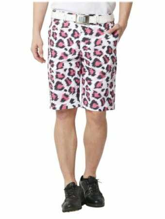 【激レア】LOUDMOUTH ラウドマウスゴルフ Pink Leopard StretchTech ストレッチ ショートパンツ！