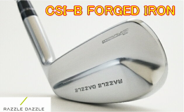 Razzle Dazzle ラズルダズル CSI-B FORGED IRON アイアン 5-PW（6本セット）+ カスタムシャフト装着！