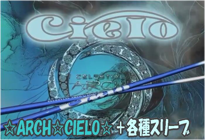 【NEW】ARCH CIERO アーチ シエロ 軽量 ドライバー用シャフト + 各種メーカースリーブ 新品!!