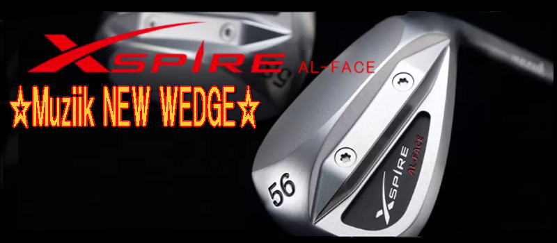 Muziik XSPIRE AL-FACE WEDGE ムジーク エクスパイヤー ウェッジ へッド単体 シャフト装着可能！