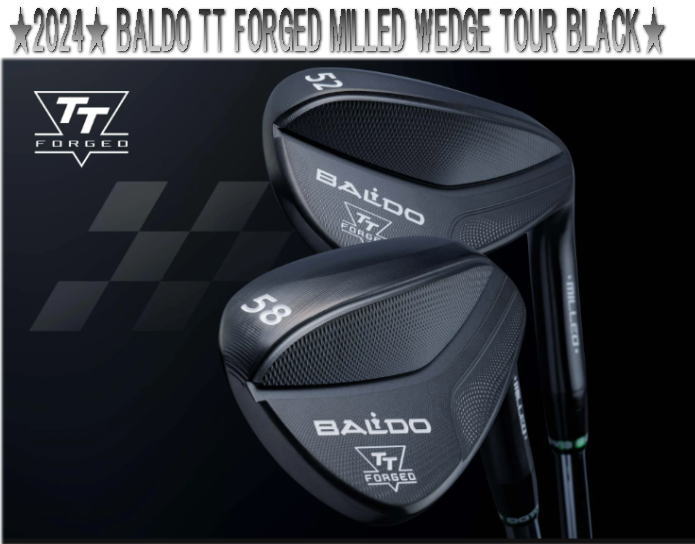 Rakuten - 【送料無料】BALDO TT FORGED MILLED WEDGE TOUR BLACK バルド ツアーブラック ウェッジ ヘッド単体 ＋カスタムシャフト装着！
